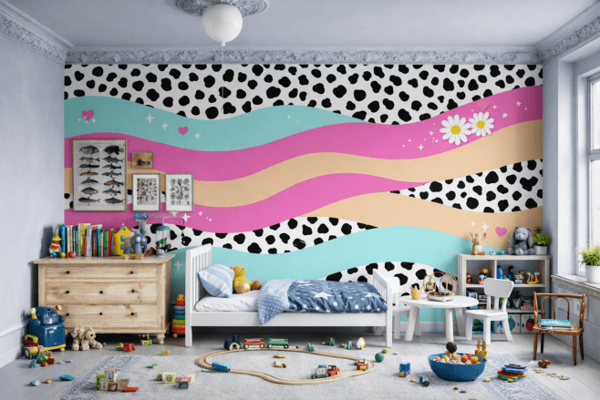 Curvy Contrast Tapestry