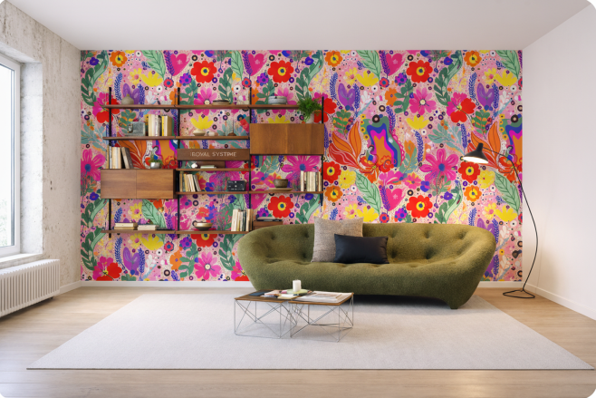 Lush Flora Mosaic
