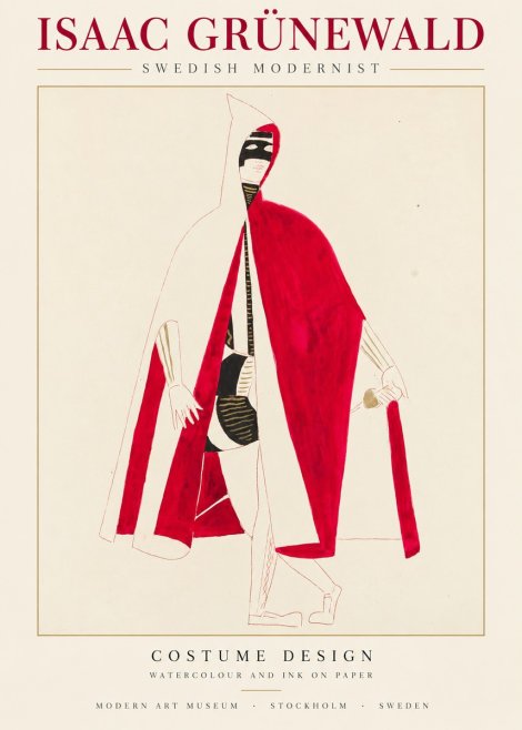Isaac Grünewald Costume Design I No1 - Plakat