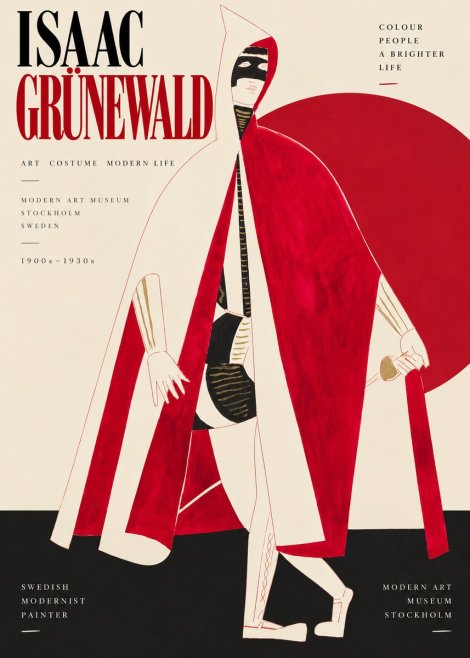 Isaac Grünewald Costume Design I No4 - Plakat
