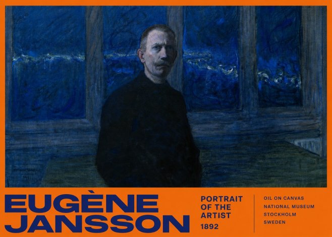 Eugène Jansson Portrait of the Artist I No2 - Plakat
