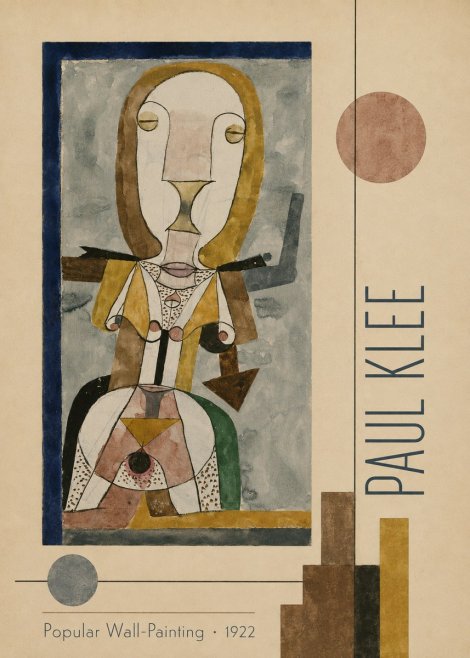 Paul Klee Popular Wall-painting No2 - Plakat