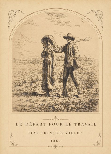 Jean-François Millet Le Départ Pour Le Travail I No3 - Plakat
