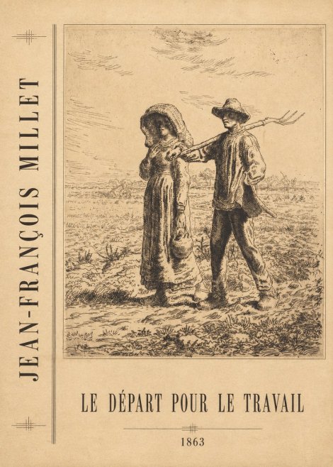 Jean-François Millet Le Départ Pour Le Travail I No4 - Plakat