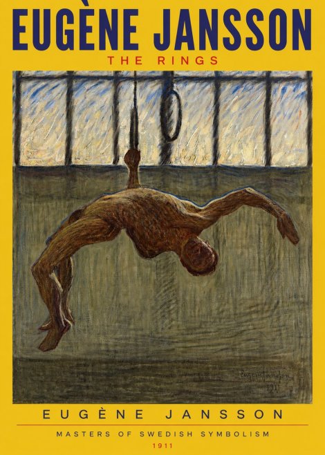 Eugène Jansson The Rings No2 - Plakat