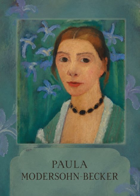Paula Modersohn-Becker Self-portrait with Blue Flowers No3 - Plakat