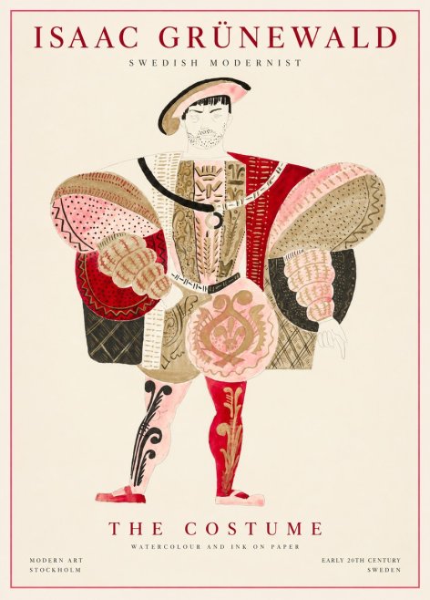 Isaac Grünewald The Costume I No1 - Plakat