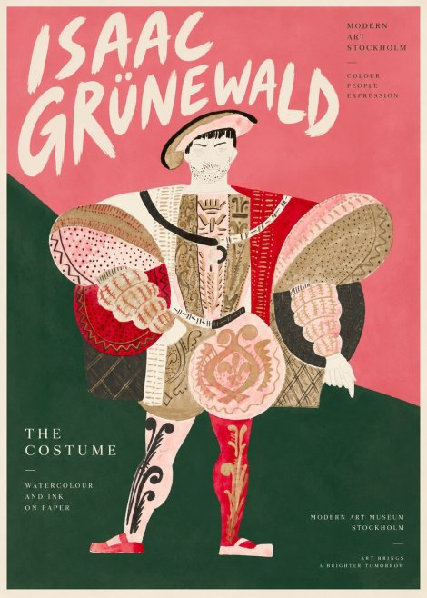 Isaac Grünewald The Costume I No3 - Plakat