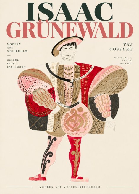 Isaac Grünewald The Costume I No6 - Plakat