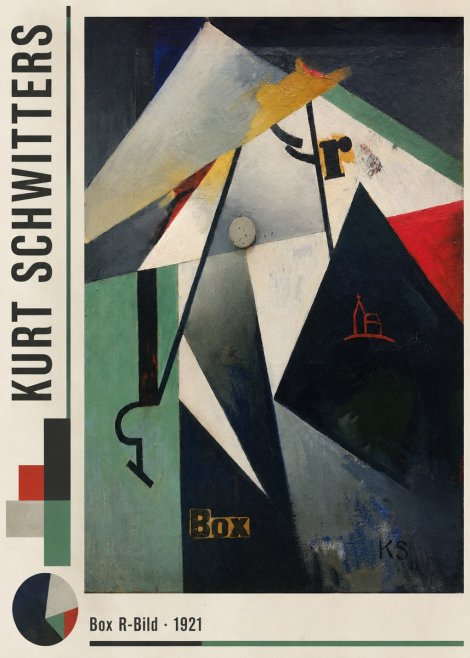 Kurt Schwitters Box R-bild No6 - Plakat