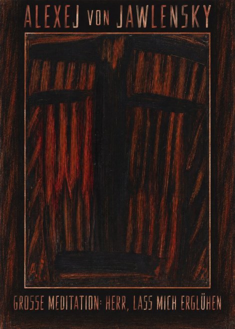 Alexej von Jawlensky Grosse Meditation: Herr, Lass Mich Erglühen No1 - Plakat