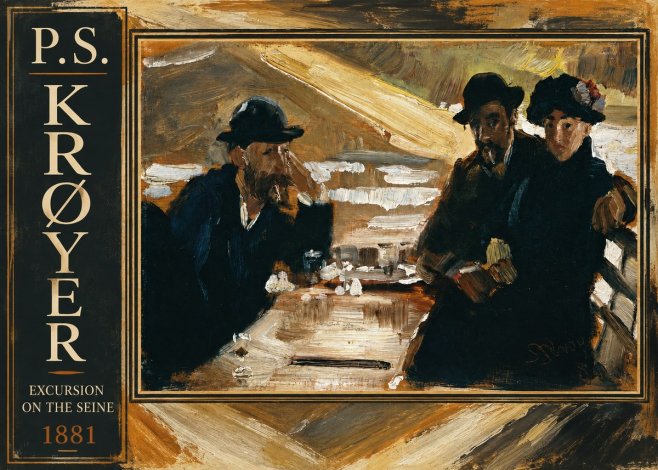P.S. Krøyer Excursion on the Seine No2 - Plakat