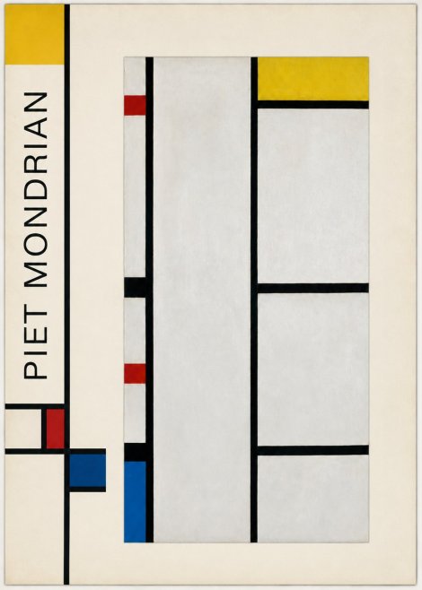 Piet Mondrian Composition with Red, Yellow, and Blue No2 - Plakat