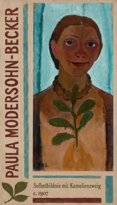 Paula Modersohn-Becker Selbstbildnis Mit Kamelienzweig No2 - Plakat
