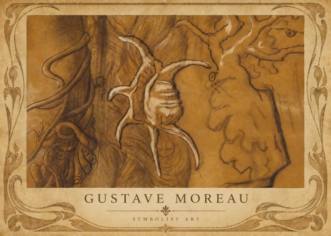 Gustave Moreau Mystical Shell Study No6 - Plakat