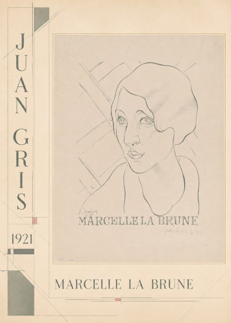 Juan Gris Marcelle La Brune I No3 - Plakat