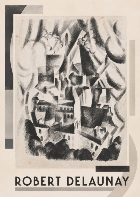 Robert Delaunay Vue Sur La Ville No1 - Plakat