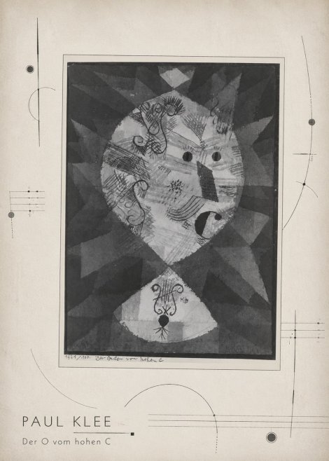 Paul Klee Der O Vom Hohen C No2 - Plakat
