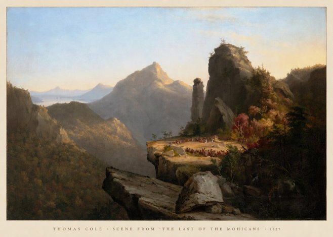 Thomas Cole Scene from 'the Last of the Mohicans' No5 - Plakat