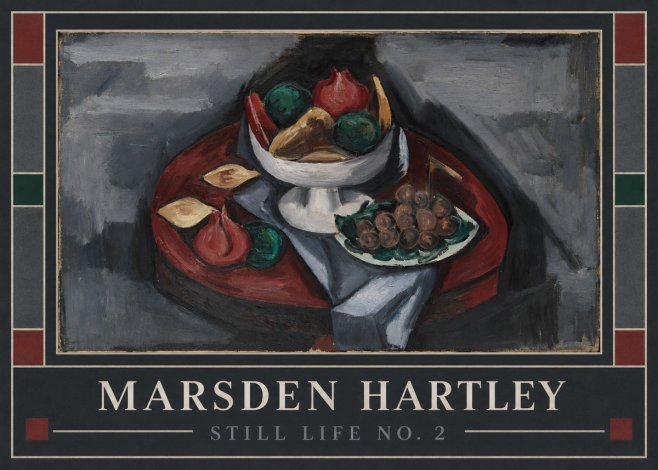 Marsden Hartley Still Life No. 2 No6 - Plakat