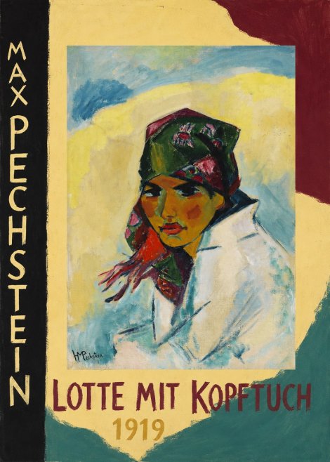 Max Pechstein Lotte Mit Kopftuch 1919 No5 - Plakat