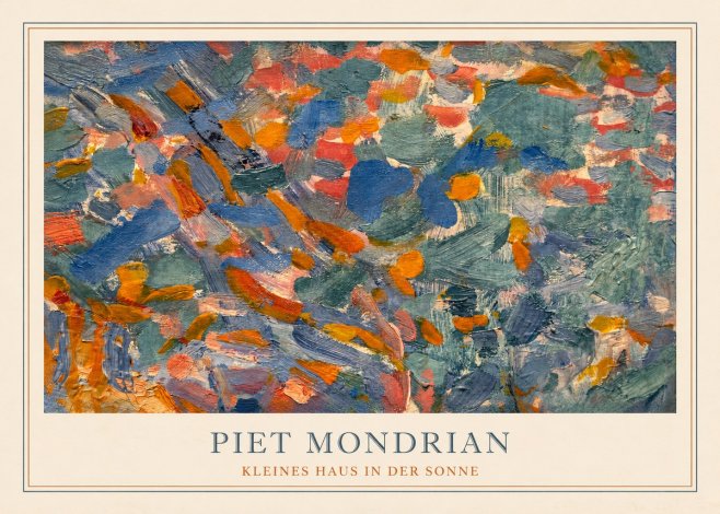 Piet Mondrian Kleines Haus in Der Sonne I No3 - Plakat
