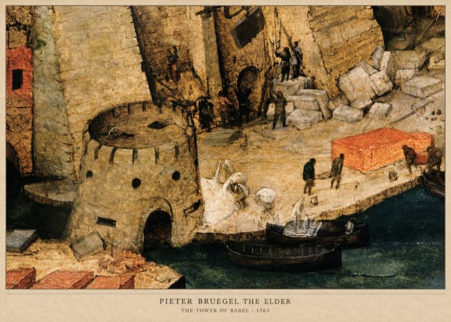 Pieter Bruegel The Tower of Babel II No5 - Plakat