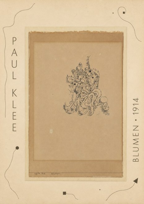 Paul Klee Blumen I No3 - Plakat