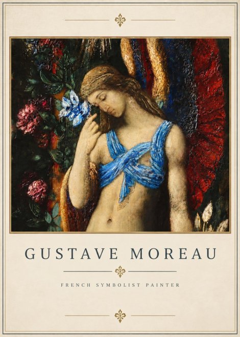 Gustave Moreau The Angel of Death No3 - Plakat