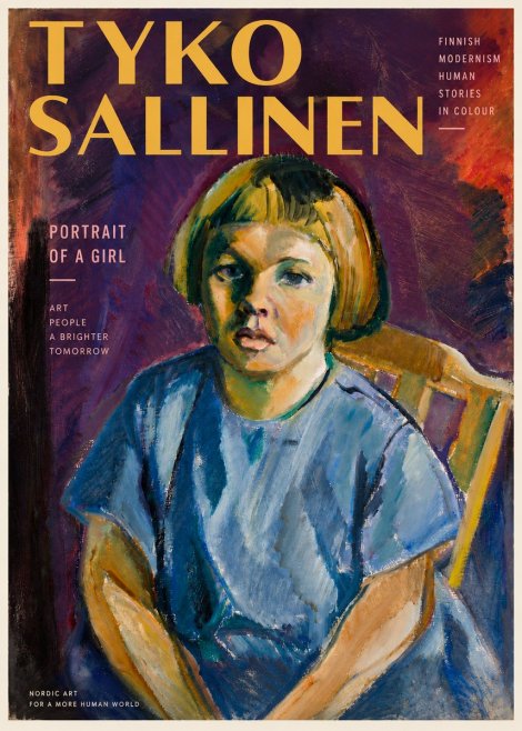 Tyko Sallinen Portrait of a Girl I No4 - Plakat