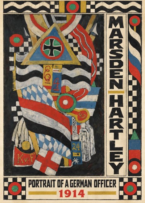 Marsden Hartley Portrait of a German Officer I No5 - Plakat