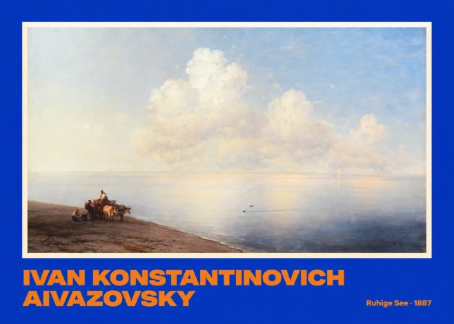 Ivan Konstantinovich Aivazovsky Ruhige See No6 - Plakat