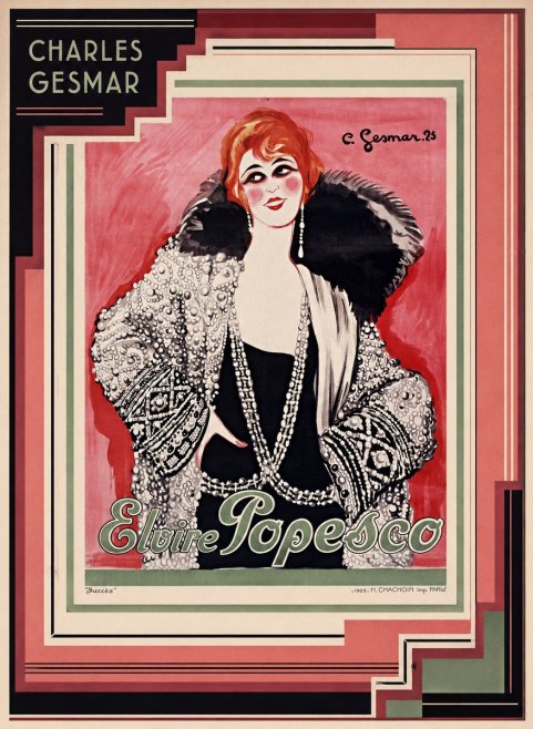 Charles Gesmar Elvire Popesco I No3 - Plakat