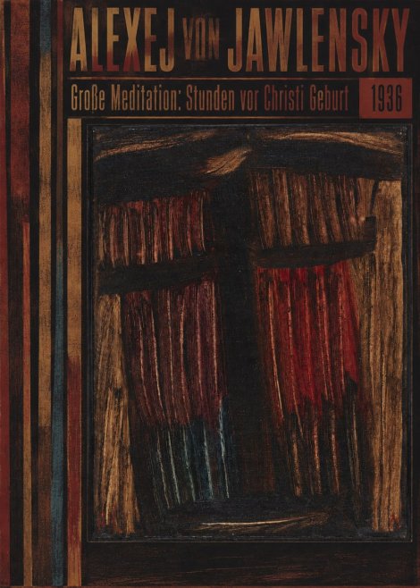 Alexej von Jawlensky Große Meditation: Stunden Vor Christi Geburt No5 - Plakat