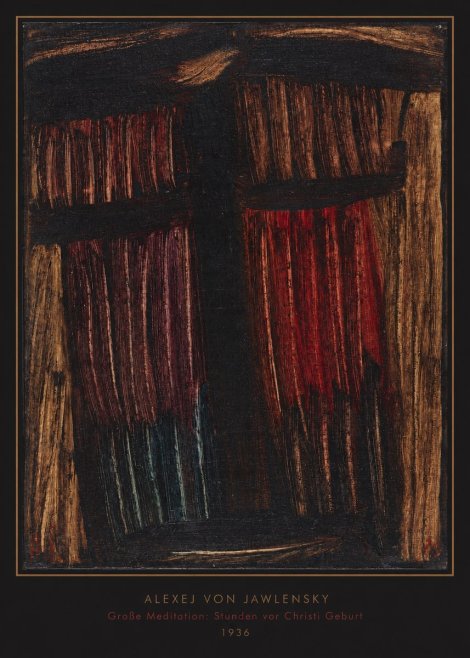 Alexej von Jawlensky Große Meditation: Stunden Vor Christi Geburt No6 - Plakat