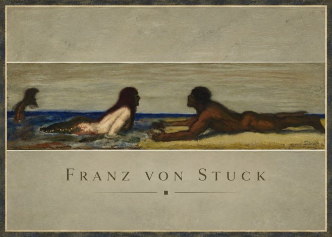 Franz von Stuck Mermaids No2 - Plakat