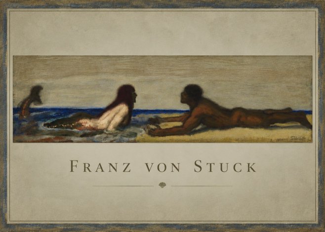 Franz von Stuck Mermaids No3 - Plakat