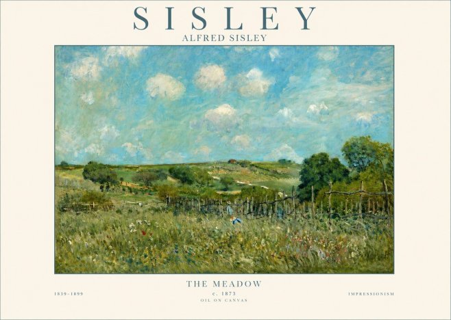 Sisley The Meadow No3 - Plakat