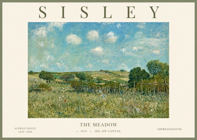 Sisley The Meadow No5 - Plakat