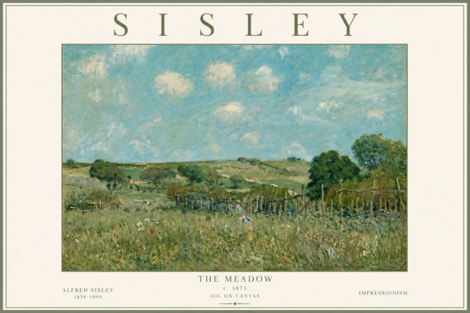 Sisley The Meadow No6 - Plakat