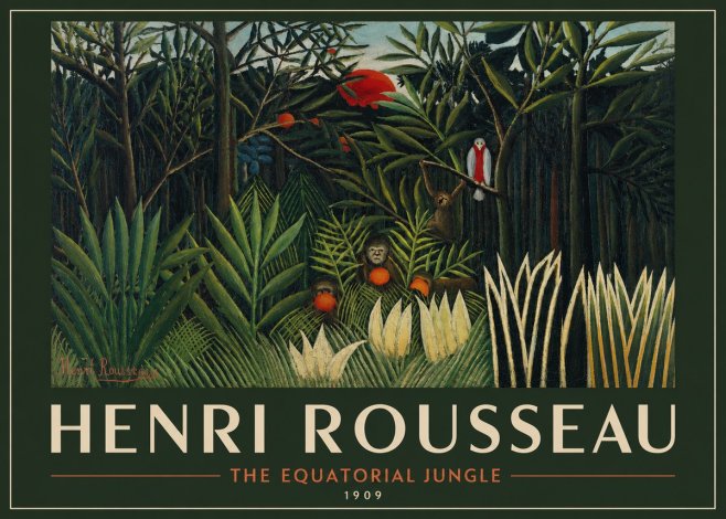 Rousseau The Equatorial Jungle I No2 - Plakat