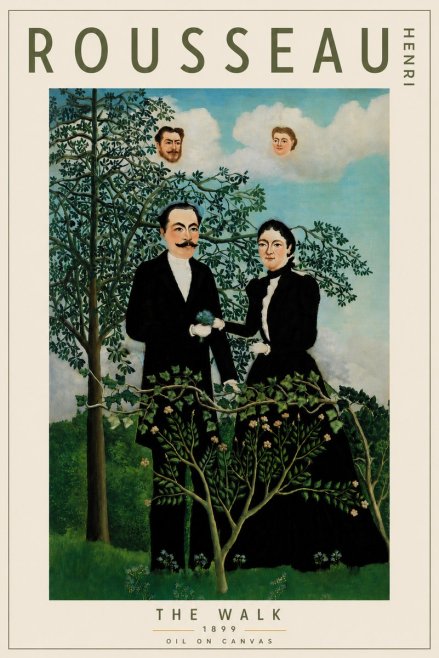 Rousseau The Walk No6 - Plakat
