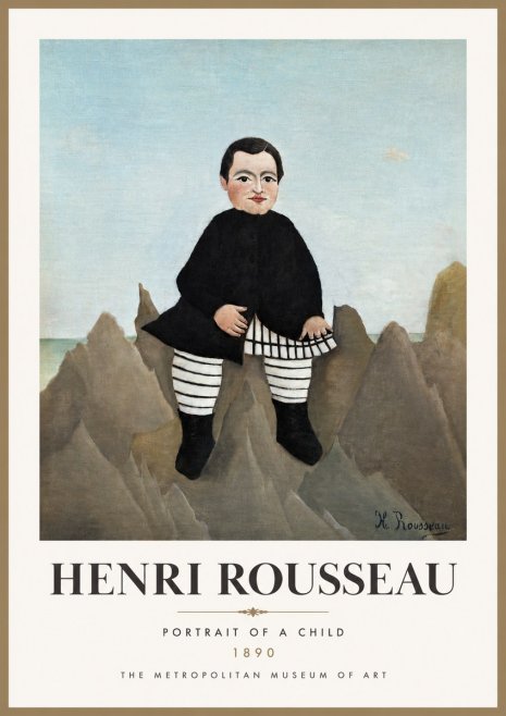 Rousseau Portrait of a Boy No3 - Plakat
