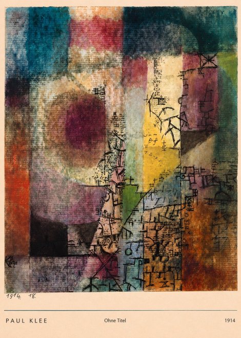 Paul Klee Ohne Titel I No5 - Plakat
