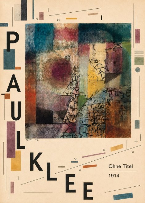 Paul Klee Ohne Titel I No6 - Plakat