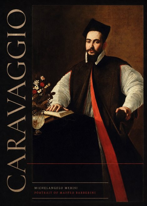 Michelangelo Merisi da Caravaggio Portrait of Maffeo Barberini No3 - Plakat