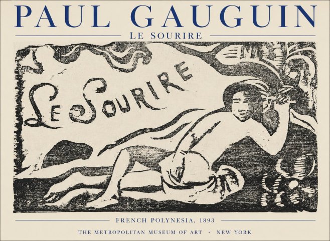 Paul Gauguin Le Sourire No1 - Plakat