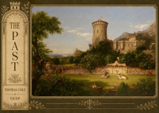 Thomas Cole The Past No2 - Plakat