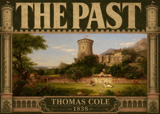 Thomas Cole The Past No5 - Plakat