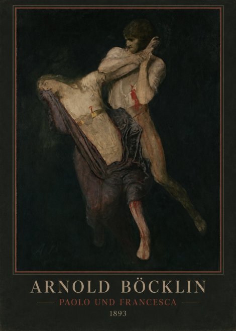 Arnold Böcklin Paolo Und Francesca No2 - Plakat